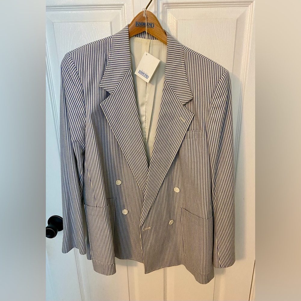 Seersucker 3 piece suit